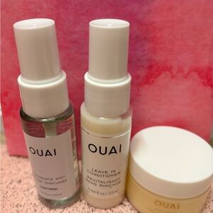 OUAI Skincare Trio - White and Cream